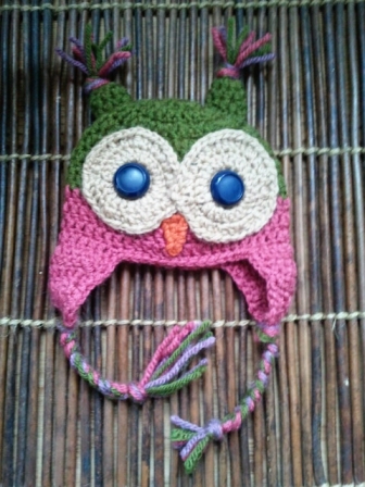 'O-My' Crochet Baby Owl Hat